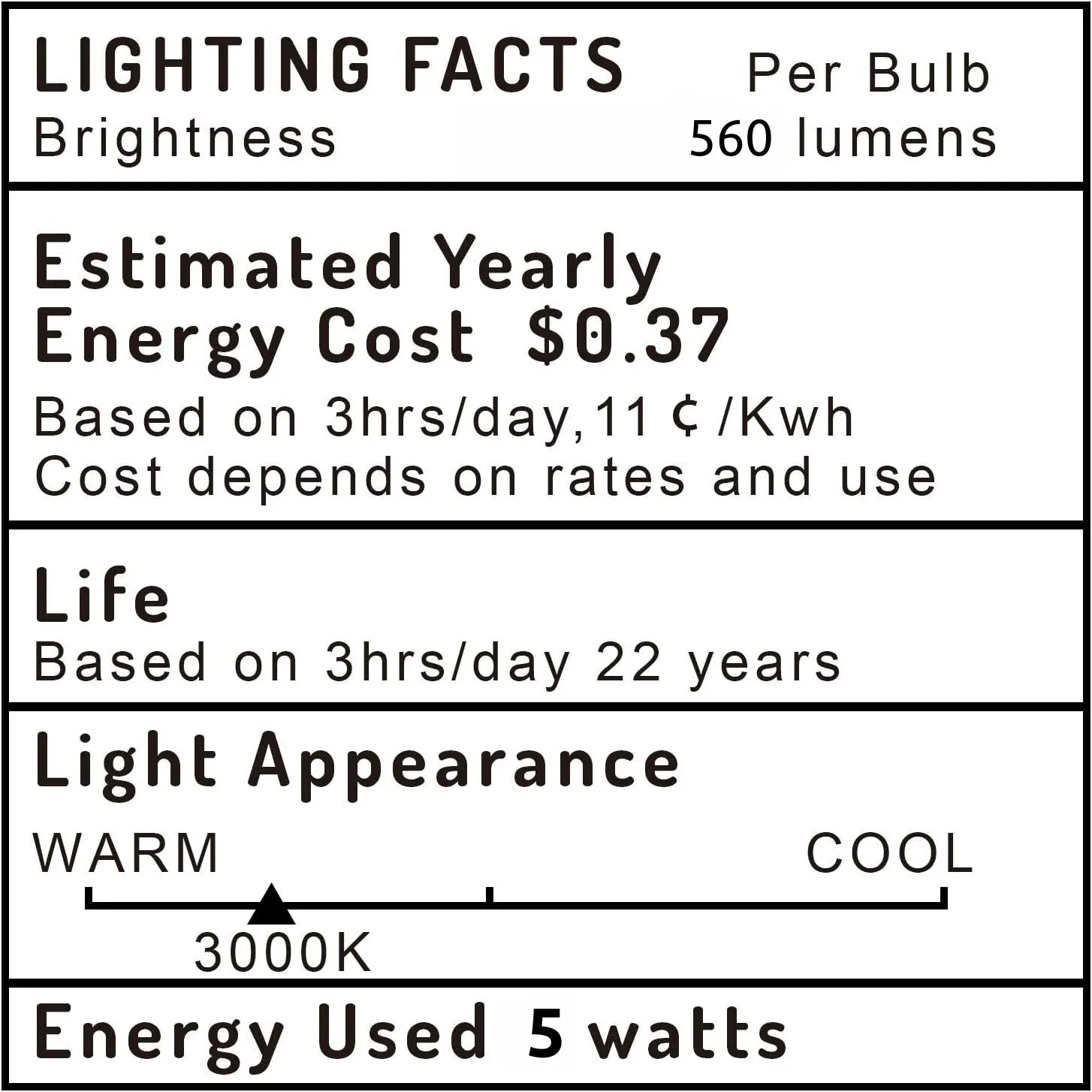 Lumina Lighting® 5W MR16 LED Bulb | AC/DC 12V 3000K Warm White 560 Lumens | (6-Pack)