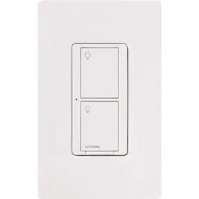 Lutron Caseta 5 amps Single Pole Wireless Rocker Switch White 1 pk