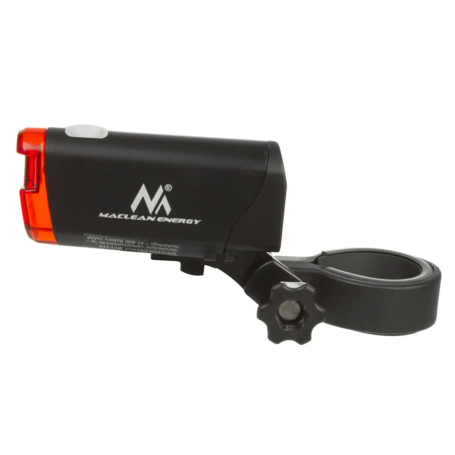 Maclean MCE312 Bike Light Set LED Front  Rear 2 Lighting Modes Built-in 1500mAh Battery DE (StVZO) Certification