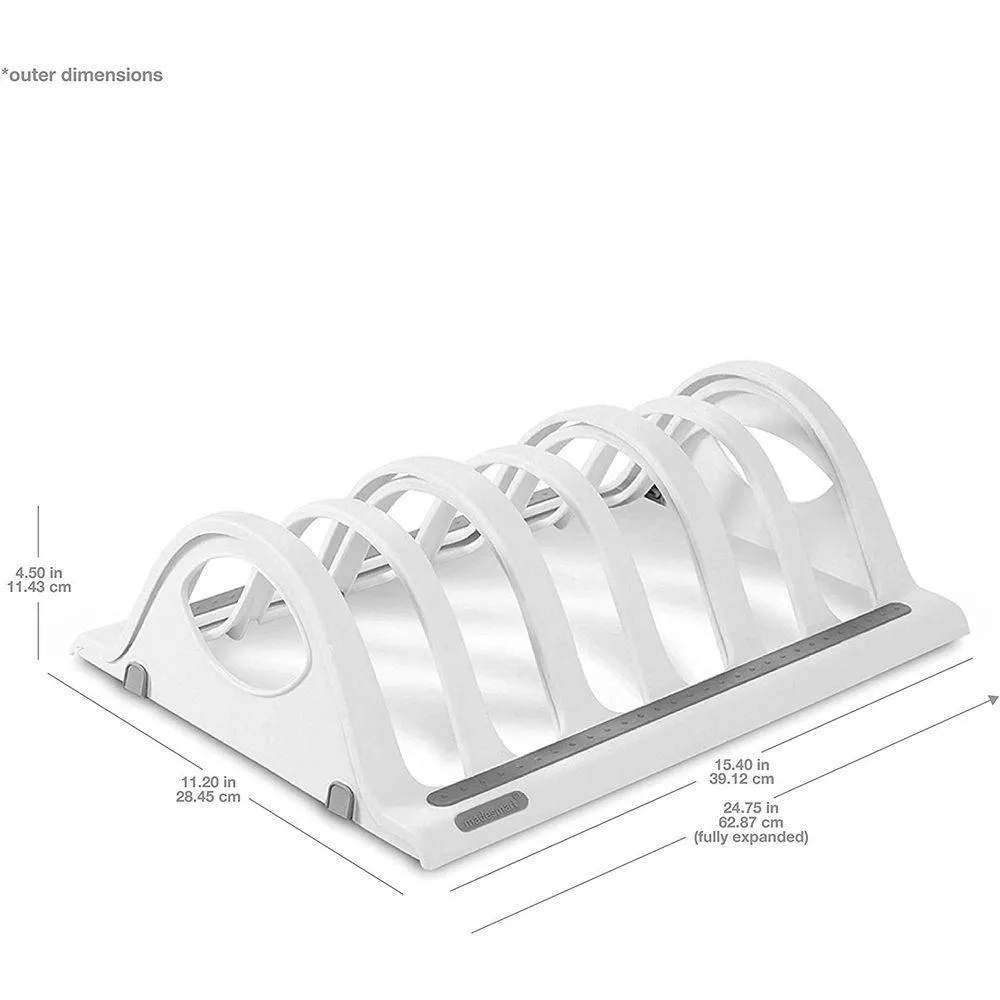 Madesmart Expandable Bakeware Organiser White