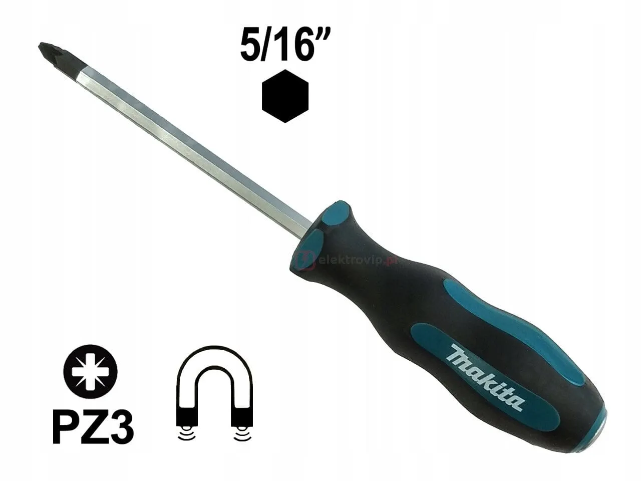 Makita Go Through Screw Driver PZ3 | Model : M*B-66117