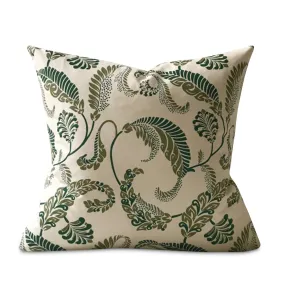 Malina Forest 100% Cotton Throw Pillow Cover 24x24