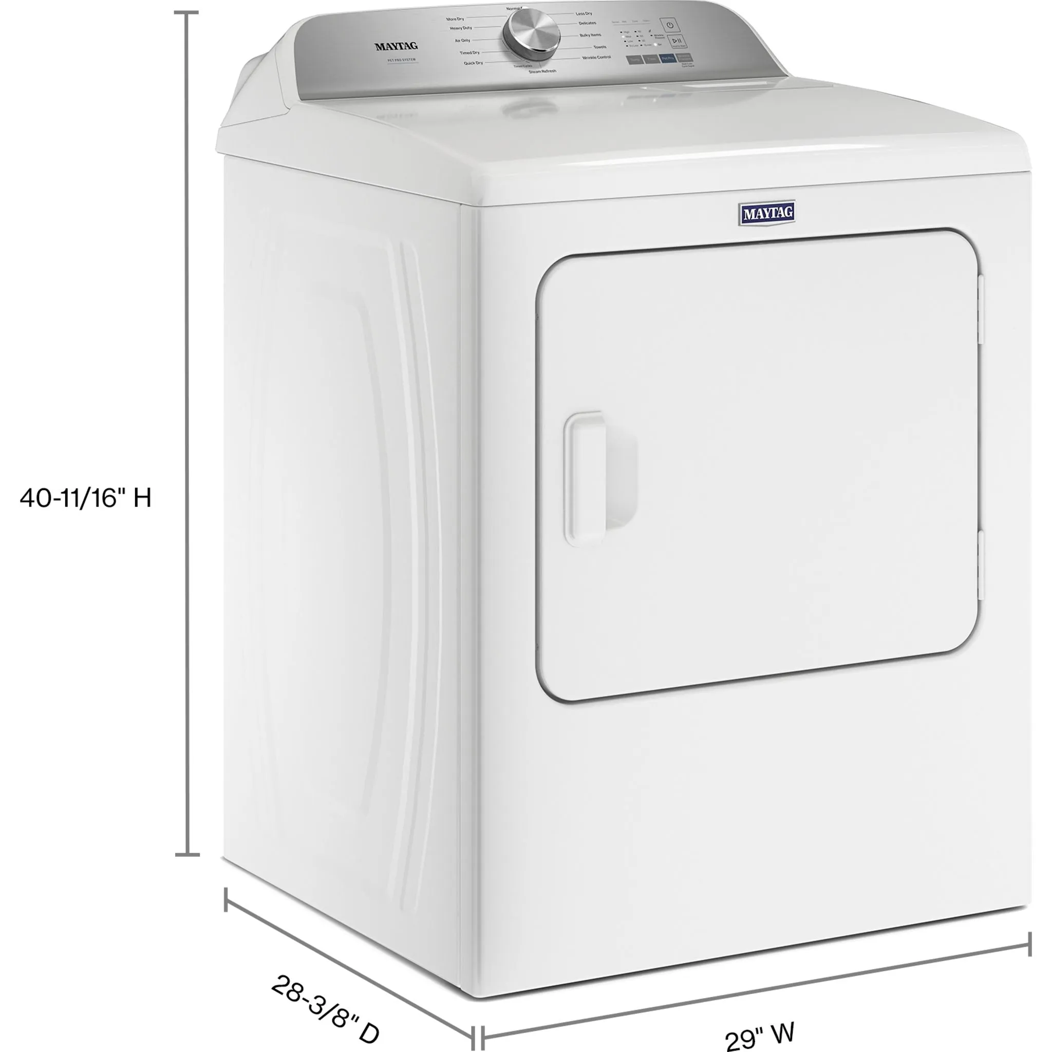 Maytag Gas Dryer (MGD6500MW) - White