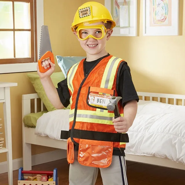 Melissa & Doug Construction Worker Role Play Costume Set