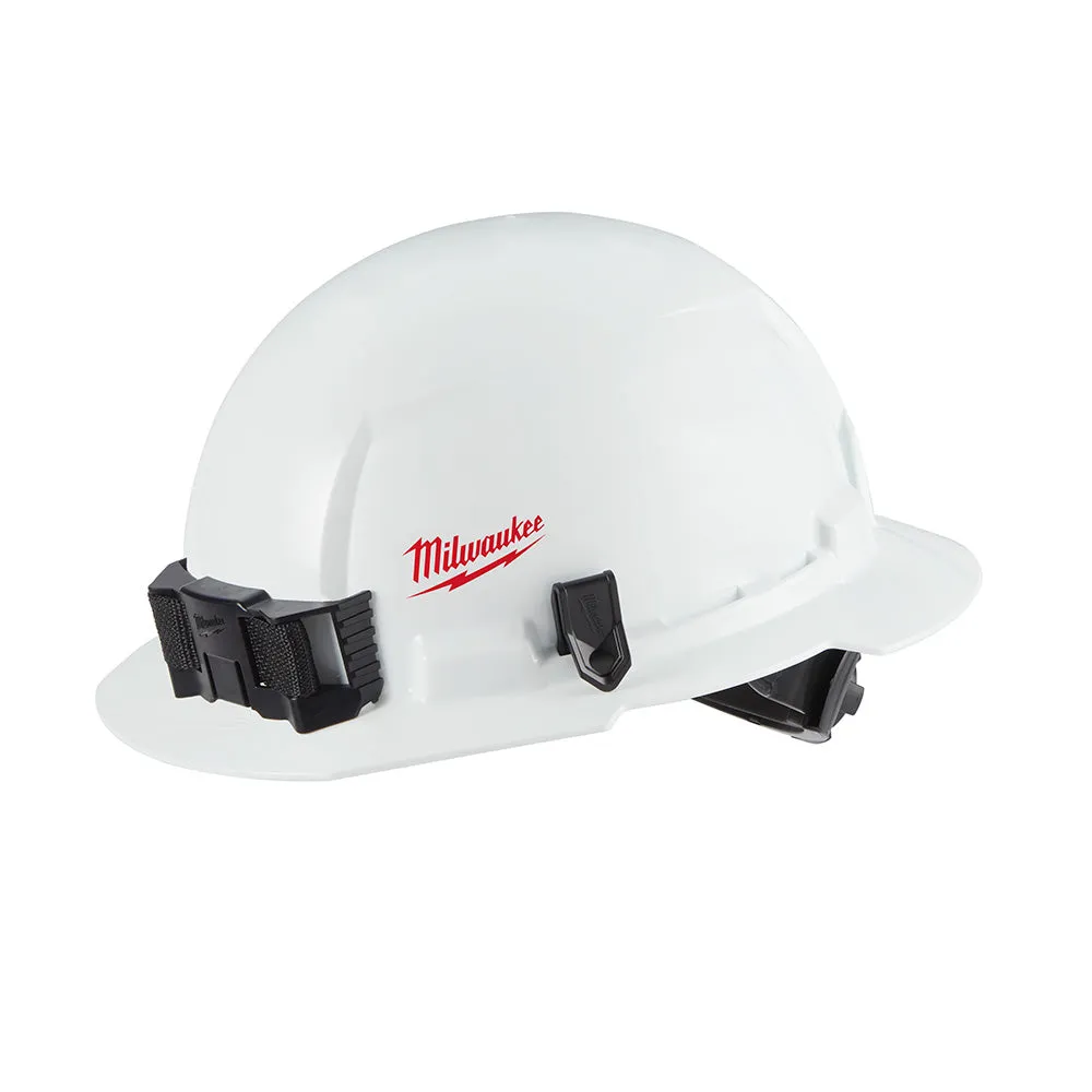 Milwaukee 48-73-1031 Full Brim Hard Hat with BOLT Accessories 
– Type 1 Class E (Small Logo)