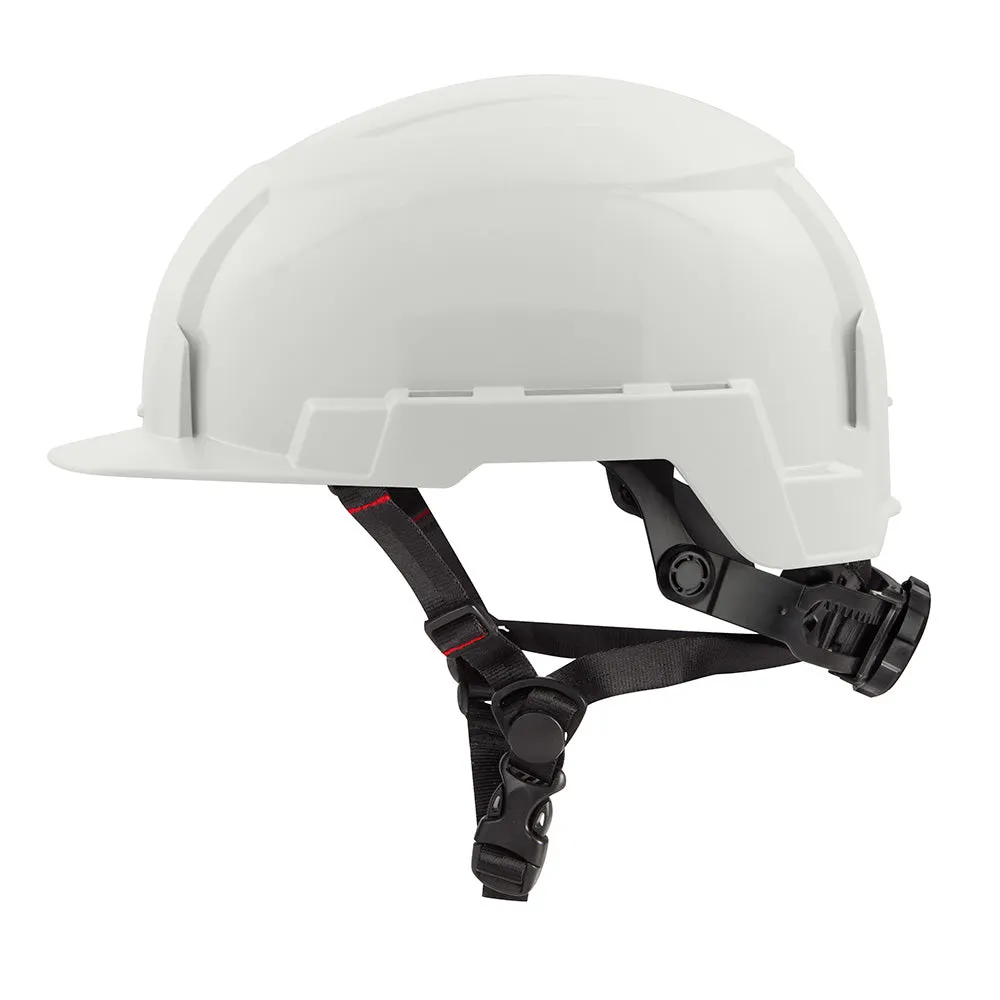 Milwaukee 48-73-1321 BOLT White Front Brim Safety Helmet (USA) - Type 2, Class E, Non-Vented