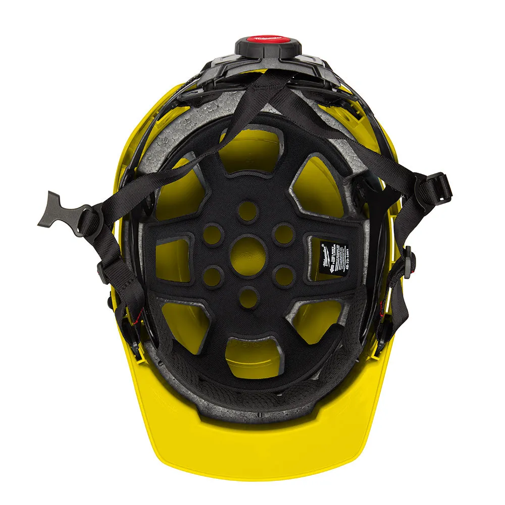 Milwaukee 48-73-1323 BOLT Yellow Front Brim Safety Helmet (USA) - Type 2, Class E, Non-Vented