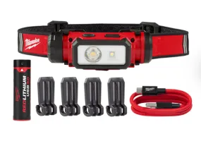 Milwaukee REDLITHIUM™ USB Hard Hat Headlamp - (89-2163-21)