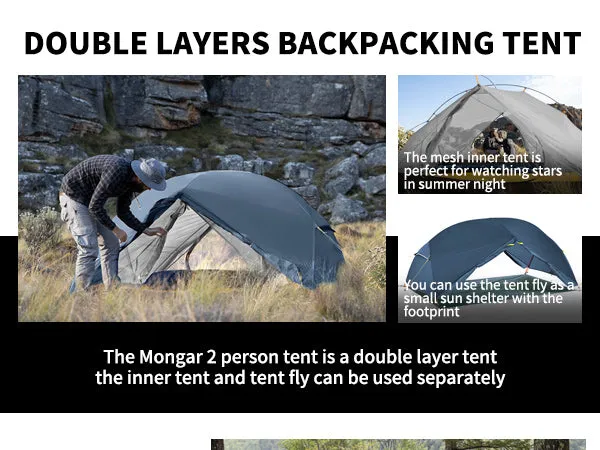 Mongar 2 Backpack Tent 210T