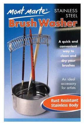 Mont Marte Brush Washer Stainless Steel,