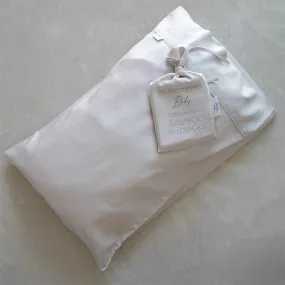 Mulberry Threads - Organic Bamboo Baby Pillowcase - White