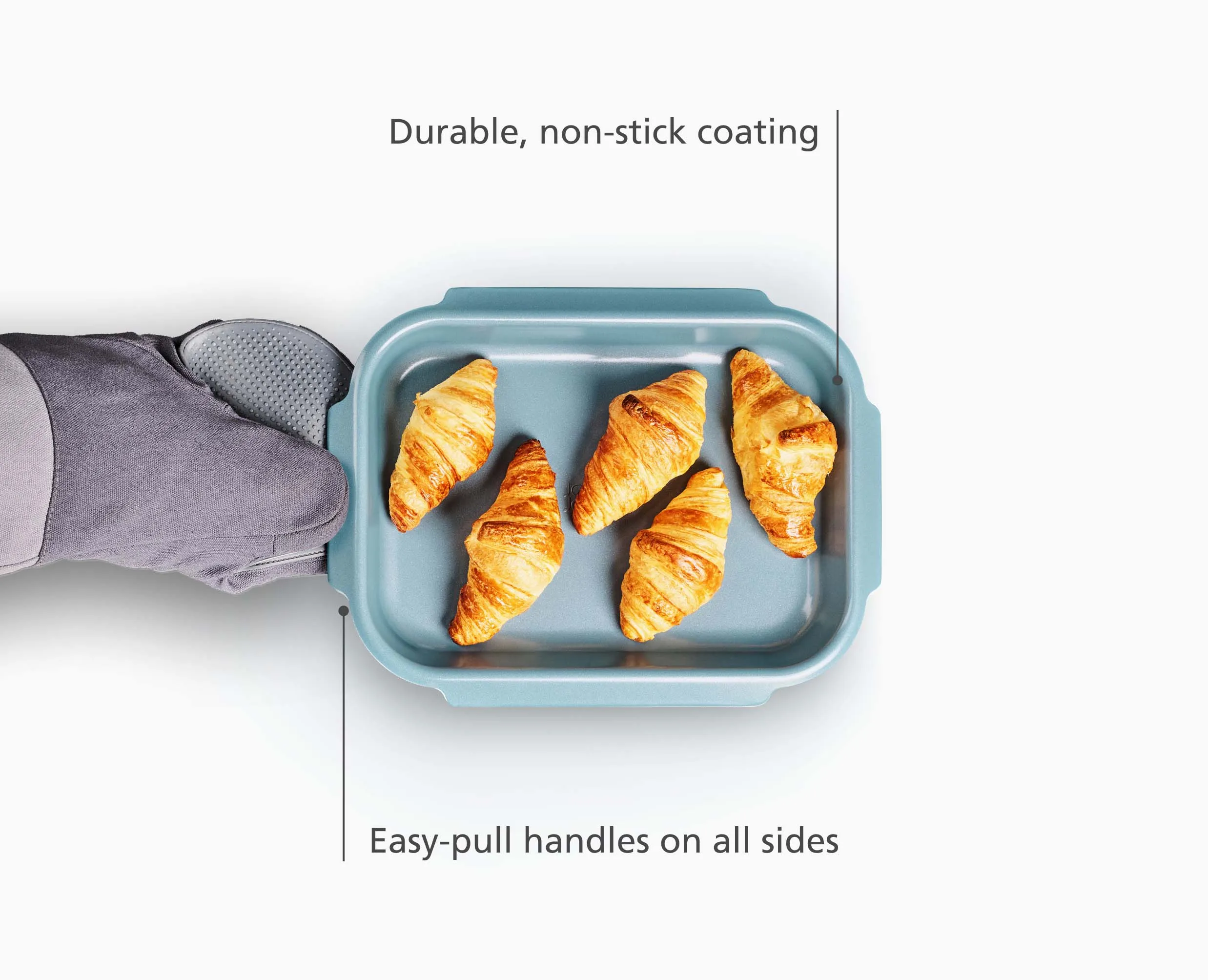 Nest™ Bake Non-Stick Small Blue Baking Tray