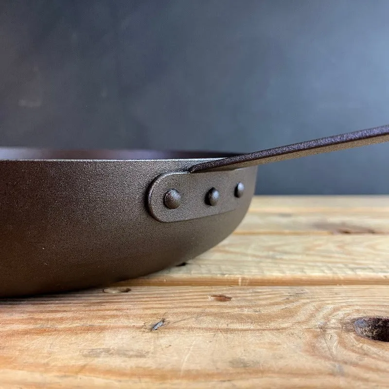 Netherton Oven Safe Spun Iron Chef's Pan 11"