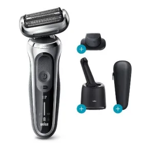 New - Braun Series 7-7071cc Men's Rechargeable Wet & Dry Electric Foil Shaver System