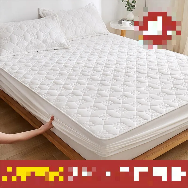 Non-slip Simmons Mattress Protective Cover Dustproof Bedspread Three-piece Set