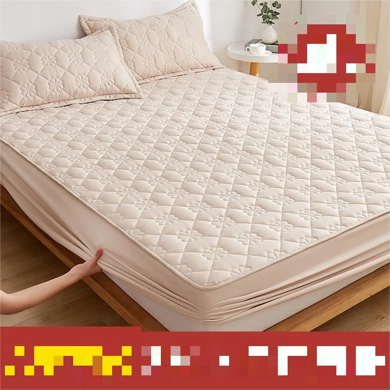 Non-slip Simmons Mattress Protective Cover Dustproof Bedspread Three-piece Set