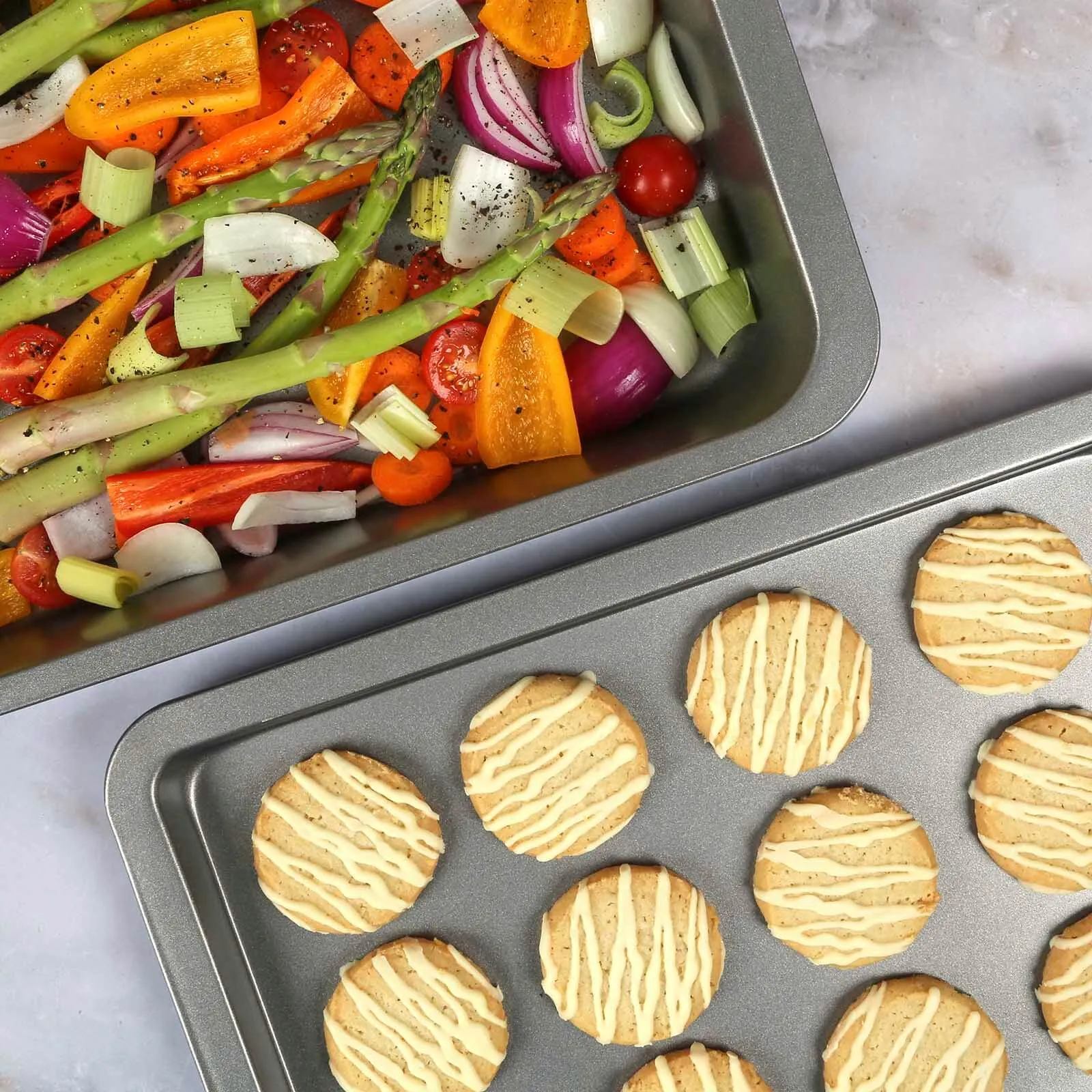 Non-Stick Baking & Roasting Tray Set