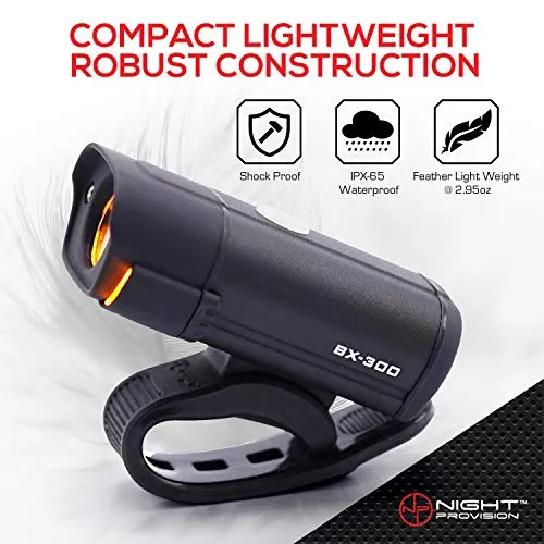 NP NIGHT PROVISION BX-300 Bike Light Set