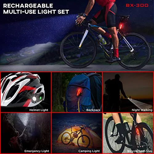 NP NIGHT PROVISION BX-300 Bike Light Set