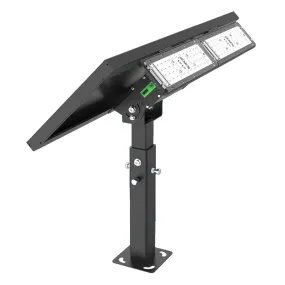 Off-Grid Solar LED Flood Light, 20W, 2000 Lumens, 4000K, 150W MH Equal