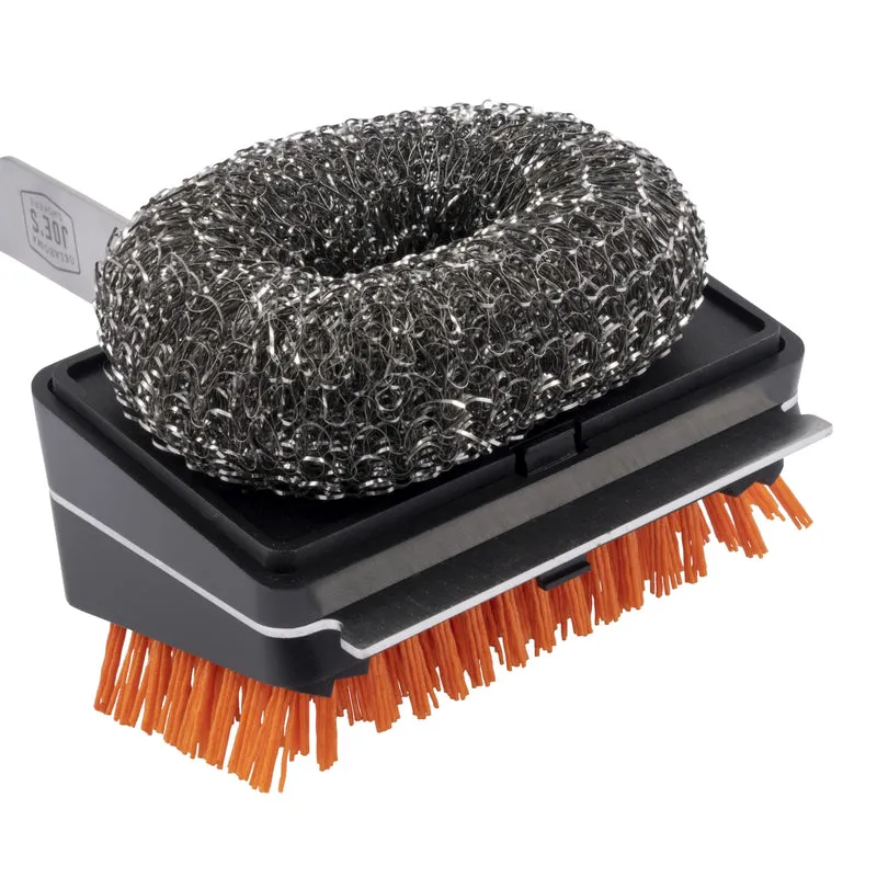 Oklahoma Joe's Blacksmith Grill Brush with Scraper 3.75 in. H X 4.75 in. L X 3.75 in. W 1 pk