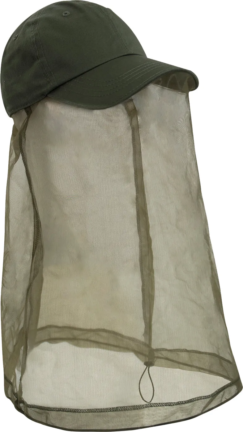 Olive Drab Operator Cap With Mosquito Net