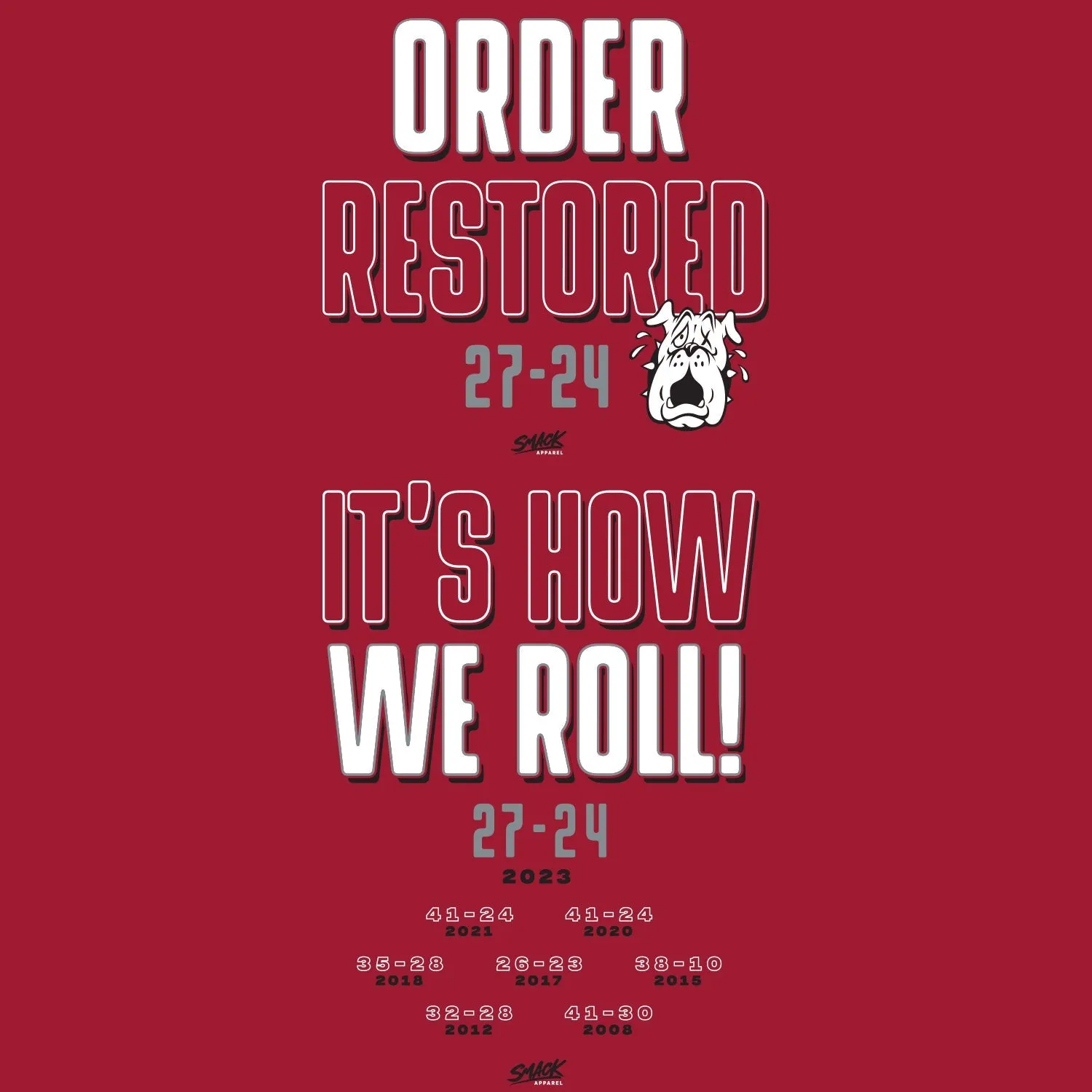 Order Restored T-Shirt for Alabama College Fans (SM-5XL)