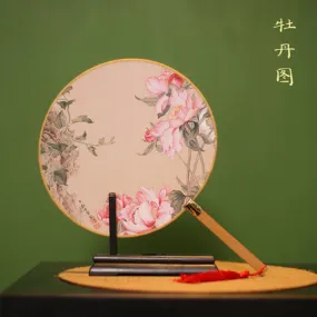 Palace Fan Traditional Craft Fan Chinese Silk Fan 0023