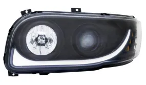 Peterbilt 389 Black LH Projector Headlamp 564.75097DB