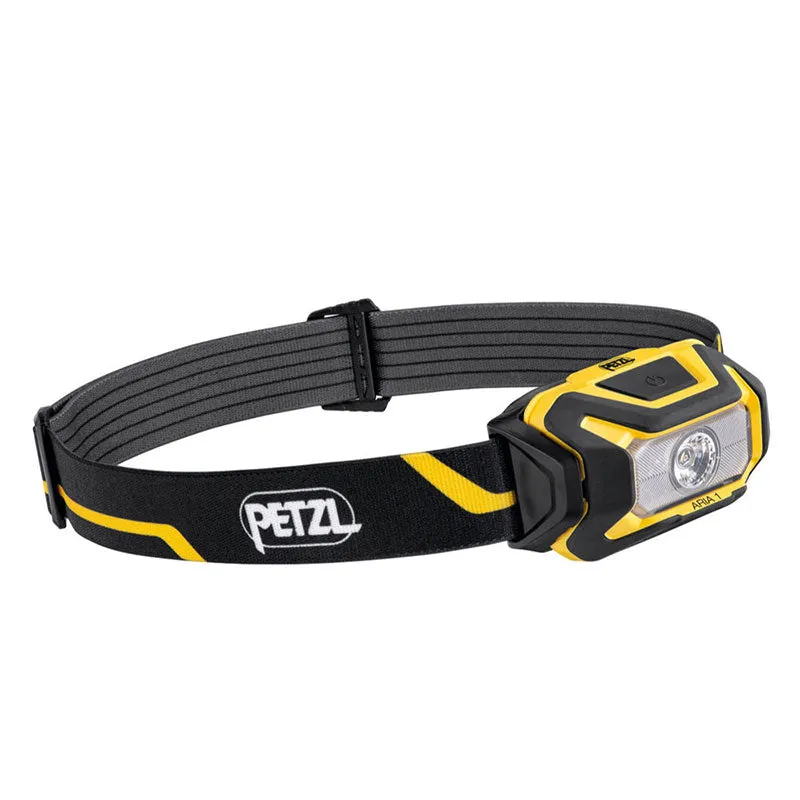 PETZL ARIA 1 HEADLAMP 特殊專業頭燈 350流明 黑黃 E069AA