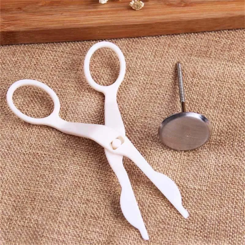 Piping Flower Scissors and Decorating Tray