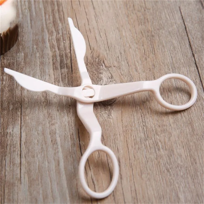 Piping Flower Scissors and Decorating Tray