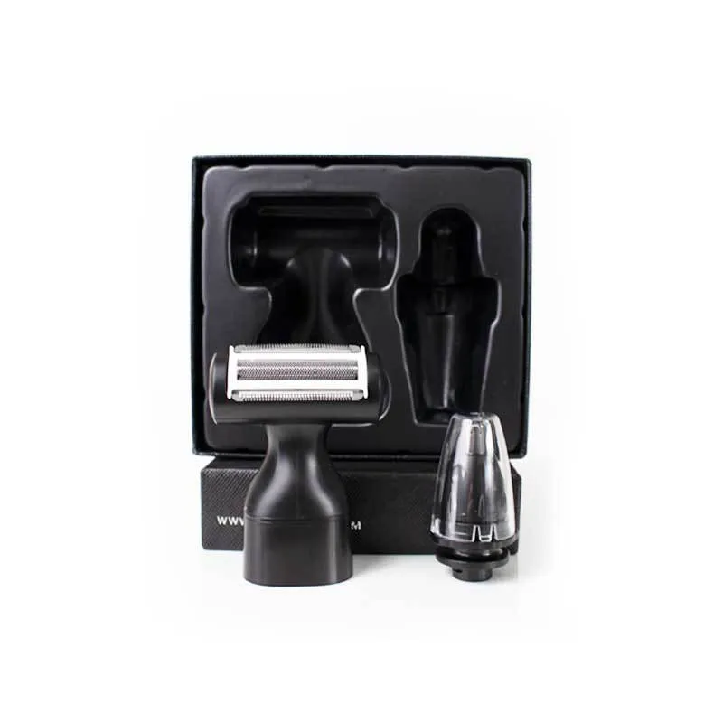 Pitbull Foil Shaver and Nose Trimmer Attachment Bundle