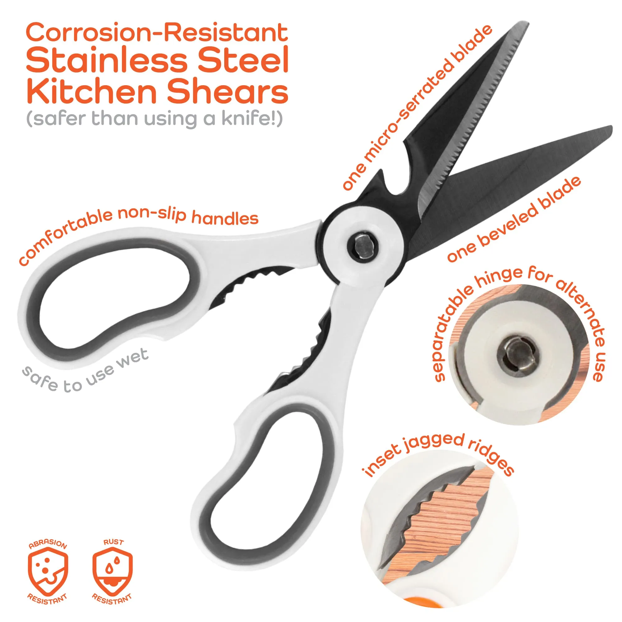 Premium 4-in-1 Kitchen Shears