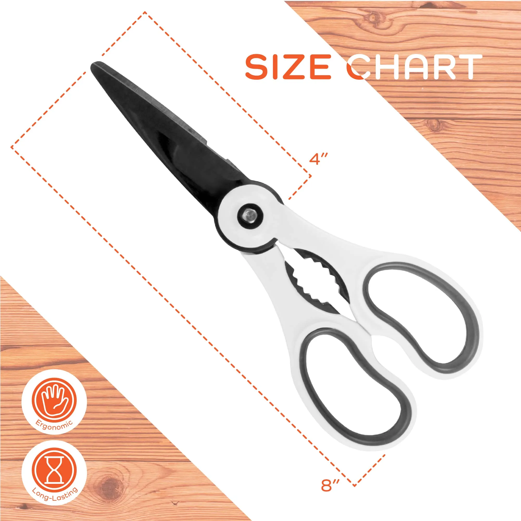 Premium 4-in-1 Kitchen Shears