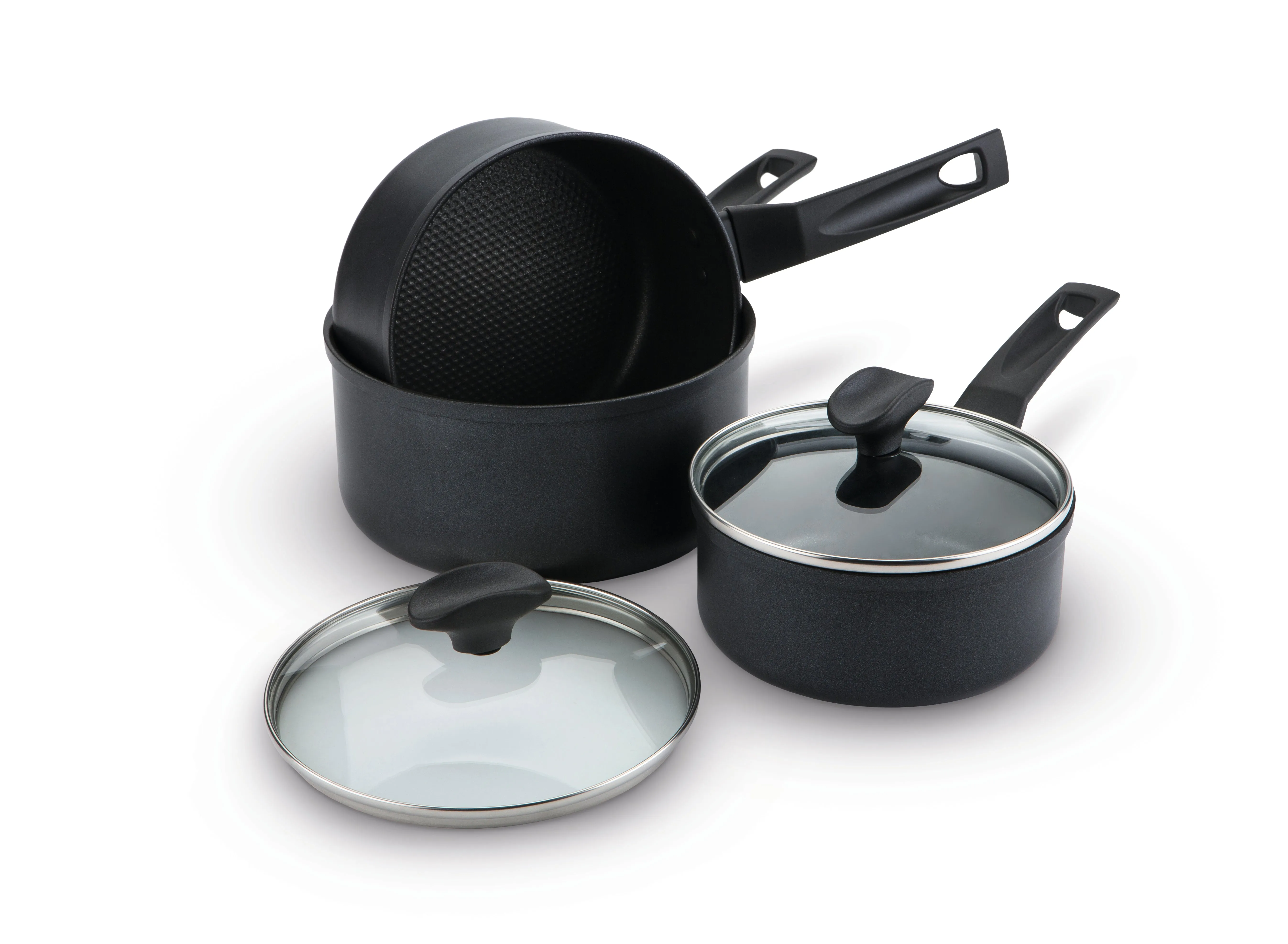 Prestige 9 x Tougher Aluminium Saucepan Set