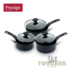 Prestige 9 x Tougher Aluminium Saucepan Set