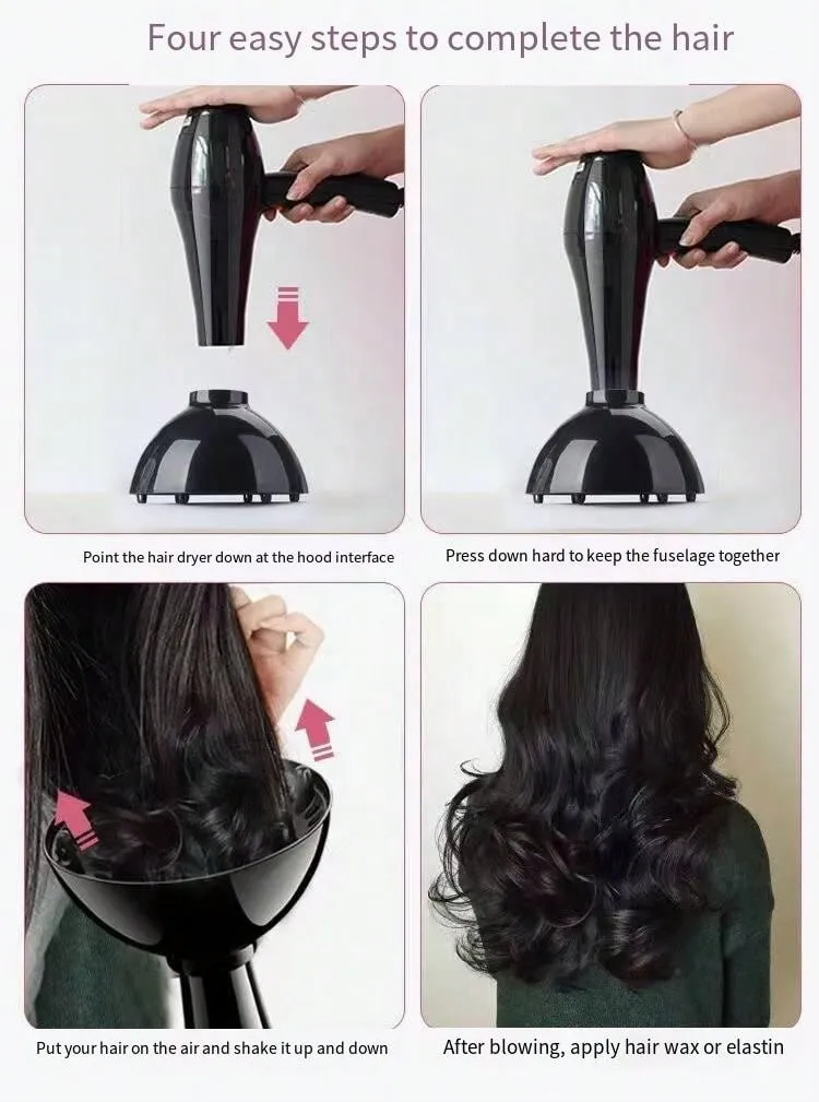 Professional Hair Dryer Set, Blow Dryer Dc Motor Fast Drying With 2 Speed, Hair Blow Dryer Hair Care Gift For Home Use