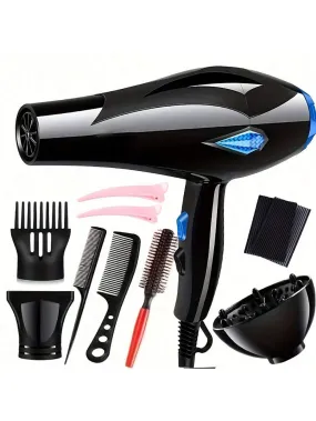 Professional Hair Dryer Set, Blow Dryer Dc Motor Fast Drying With 2 Speed, Hair Blow Dryer Hair Care Gift For Home Use