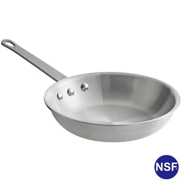 Professional Natural Aluminum Frying Pan Commercial Aluminum Cookware NSF