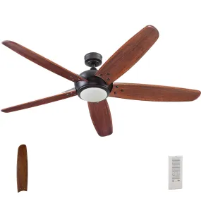 Prominence Home 62" Guyanna Espresso Ceiling Fan w/Remote