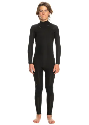 Quiksilver Boys Everyday Sessions 3/2mm Chest Zip Steamer Black