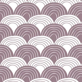 RAINBOWS | Mauve | Pillowcase | 50x60cm / 19.6x23.6"