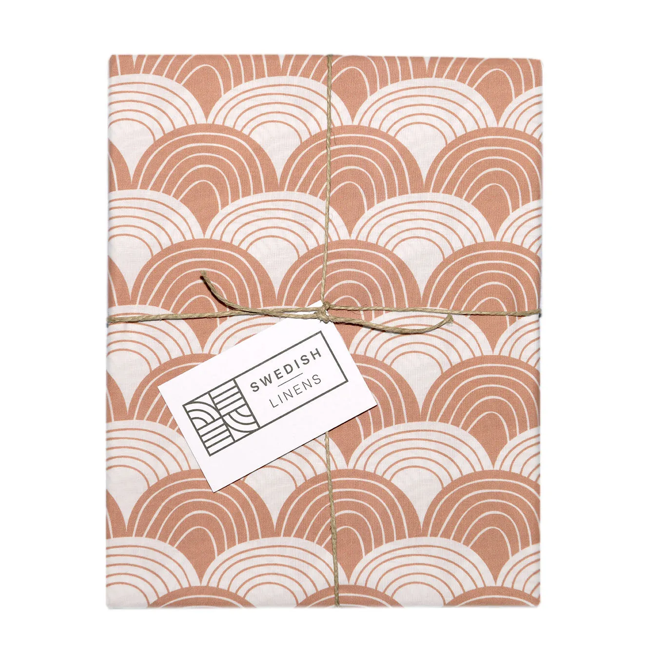 RAINBOWS | Terracotta pink | Pillowcase | 50x75cm / 19.6x29.5"