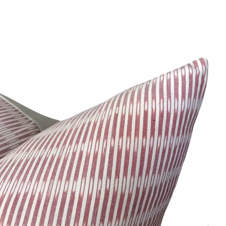 READY TO SHIP Sanjana Designer Pillows Stripe in Pom