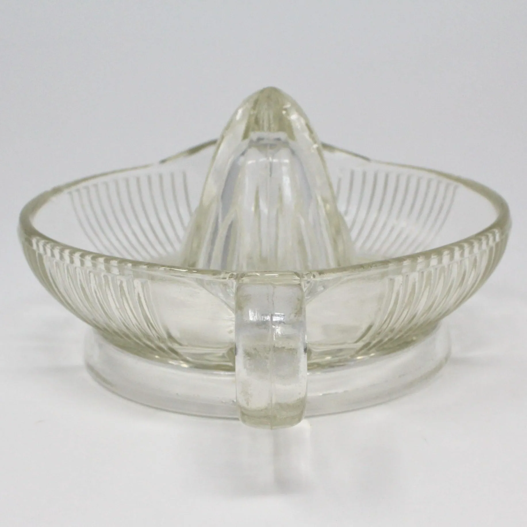 Reamer / Fruit Juicer, Depression Glass, Clear, Vintage