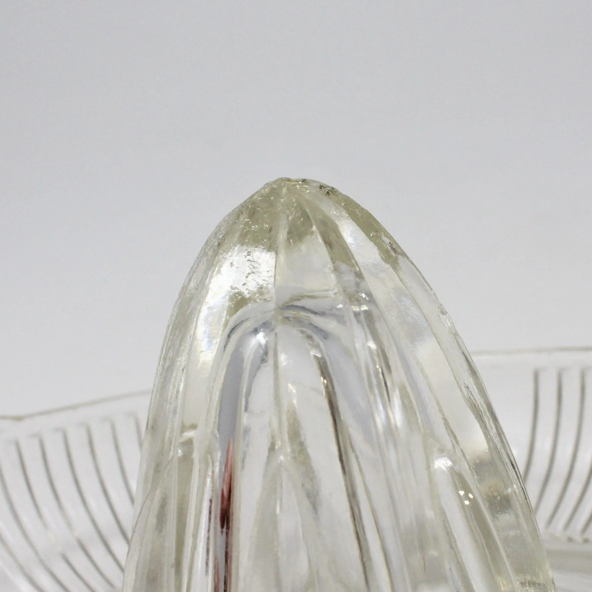 Reamer / Fruit Juicer, Depression Glass, Clear, Vintage