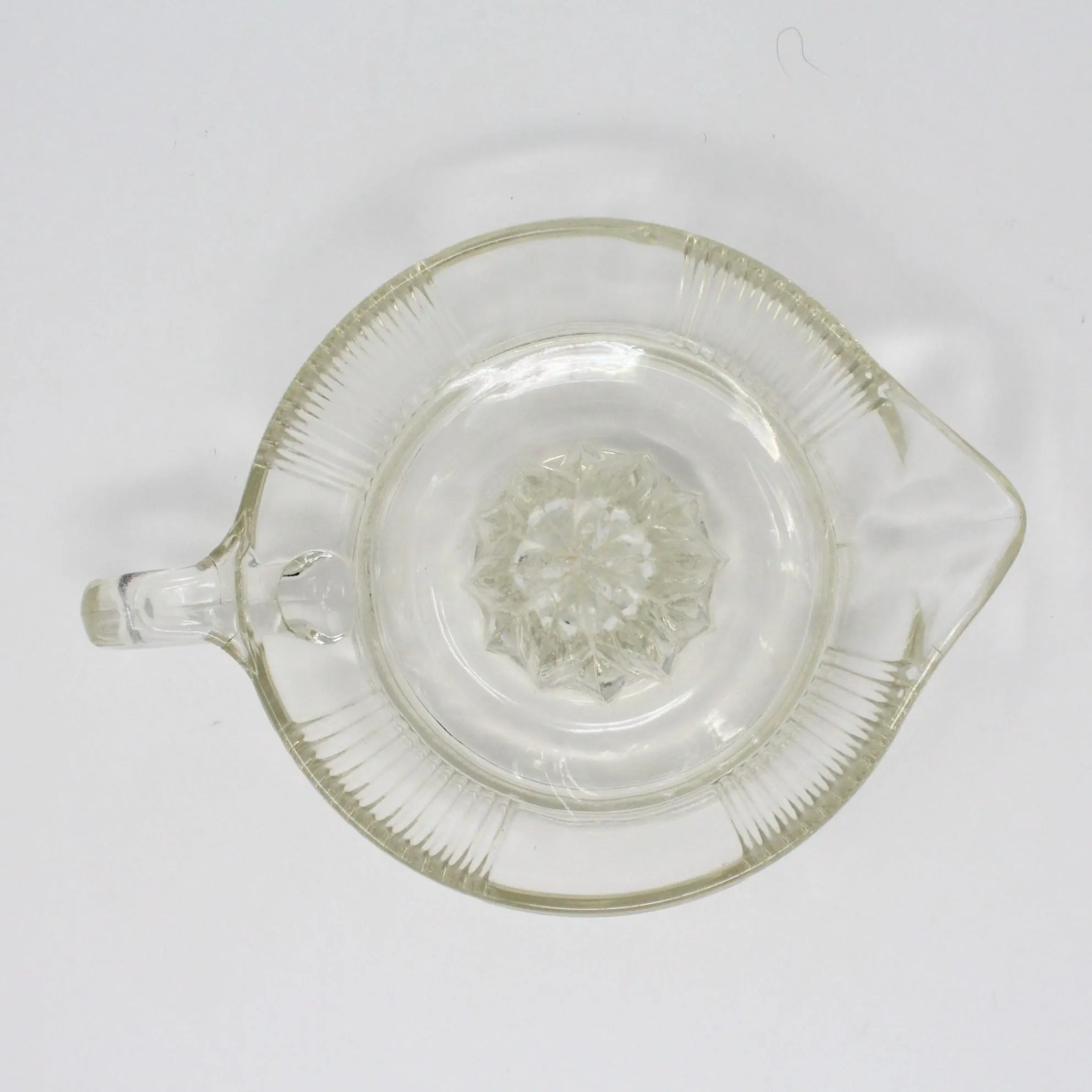 Reamer / Fruit Juicer, Depression Glass, Clear, Vintage