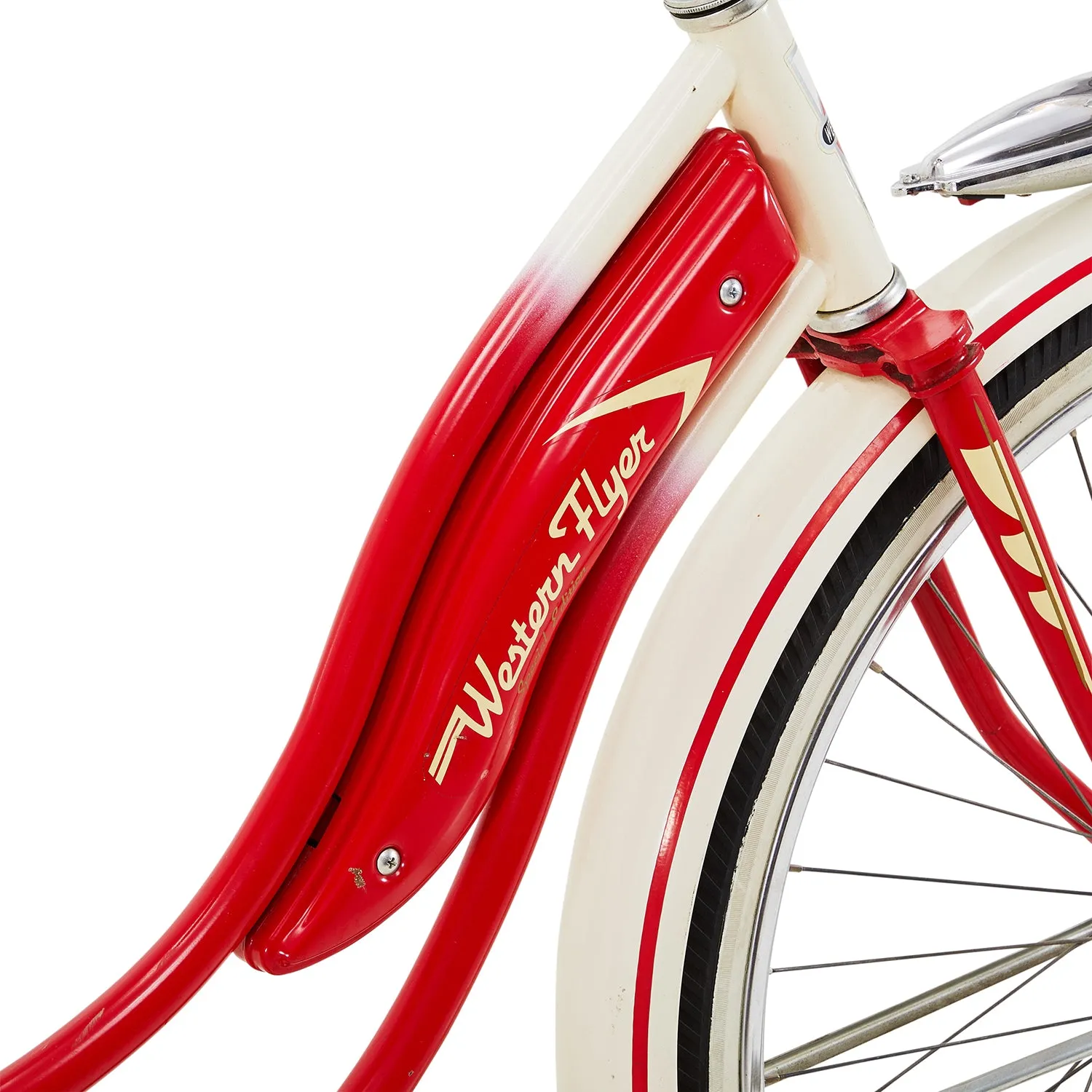 Red Western Flyer Tank Bike