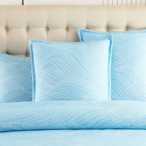 Renee Taylor Oscillate Sky European Pillowcase